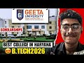 💯% Relaxation in Tution Fees 🤯 ? Geeta University Full Scholorship Details ✅ |
