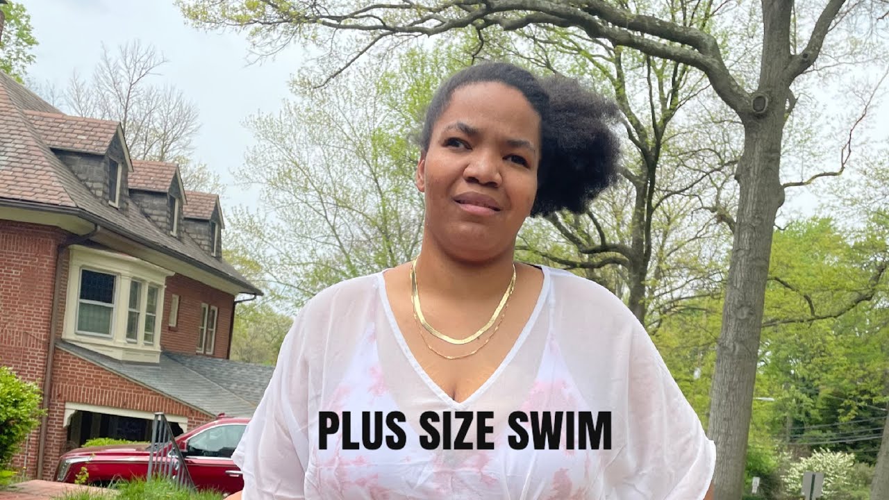 Shein SwimSuit try on haul ** High Rise Plus Size Bikini swimwear for curvy body type