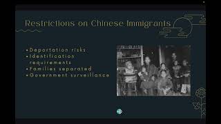 The Chinese Exclusion Act - Discussion Final Research Presentation