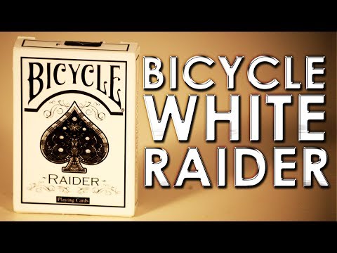トランプ Bicycle Raider Playing Cards New Bicycle White RAIDER Edition Deck Playing Cards Rare by