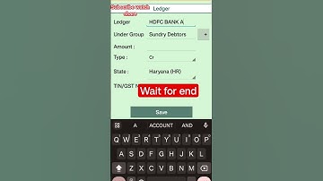 Tally on mobile me ledger kaise bnate h #shorts #shortvideo #youtubeshorts