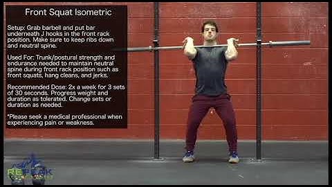 Front Squat Isometric