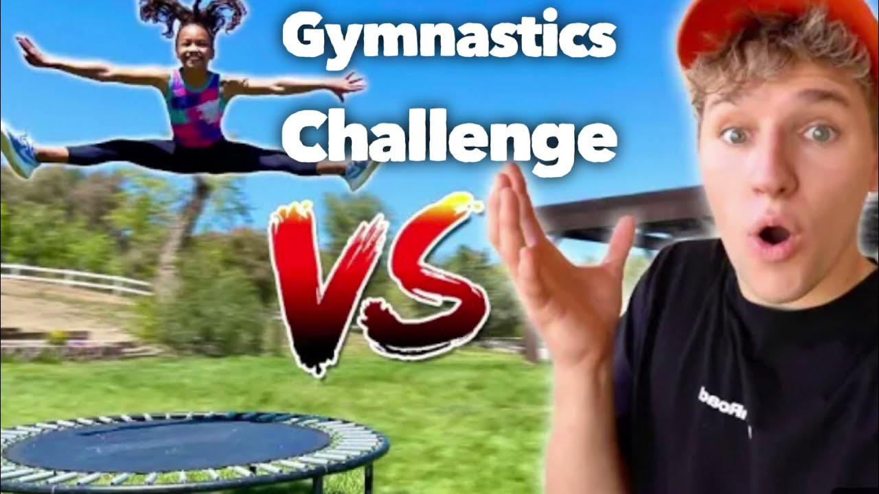 Gymnastics Challenge with Drew Dirksen - YouTube