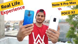 My Real Life User Experience With Redmi Note 9 Pro Max Vs Poco X2  | Asli Sach