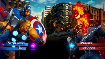 CAPTAIN AMERICA, THOR VS DORMAMMU, GHOST RIDER - Marvel vs. Capcom: Infinite All Characters Unlock