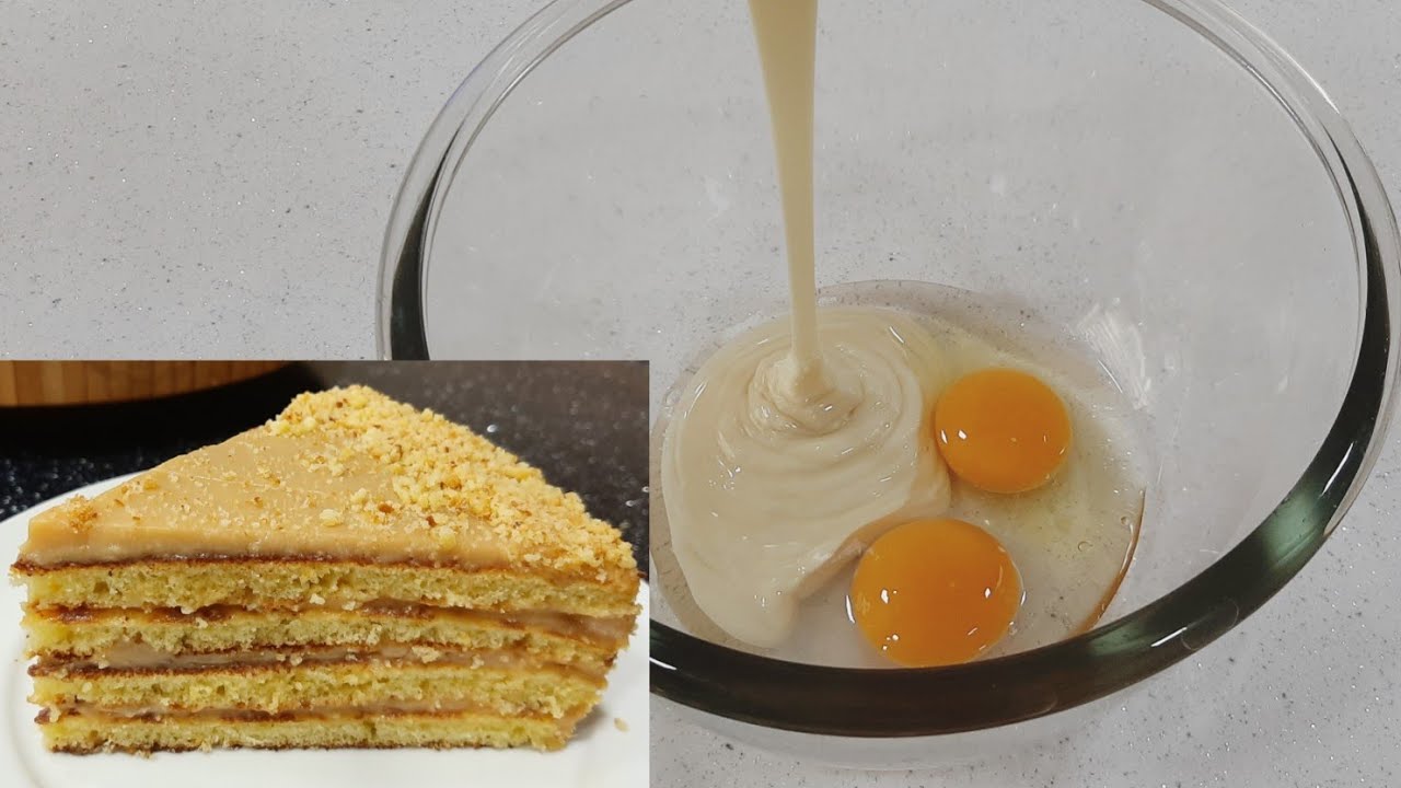 2 Yumurta ve qatılaşdırılmış sud varsa bu tortu hazırlayın /sobasız yoğrulmayan tort