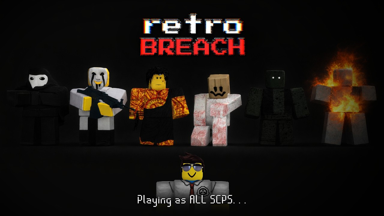 Playing as ALL SCPs In SCP: RETRO BREACH. . .
