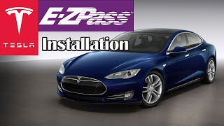 Tesla E-ZPass External Tag Installation