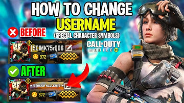 Hoe je je gebruikersnaam in COD MOBILE kunt veranderen met symbolen en onzichtbare ruimte (truc d...