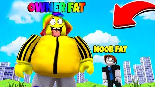 I used OWNER FAT to Become the MEGA EATER.. (Roblox)