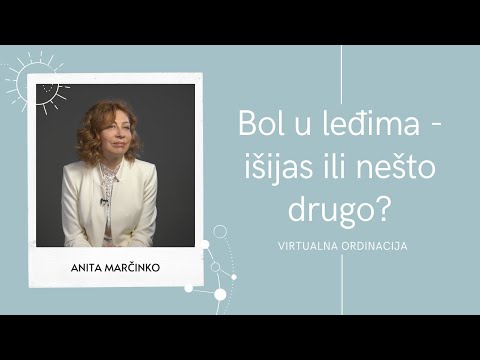 Bol u leđima - išijas ili nešto drugo?