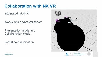 Collaborative reviews in design education using NX Virtual Reality
