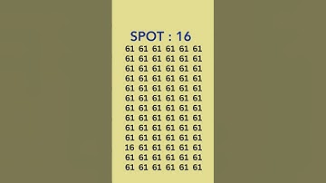 can you find 16 in 5 seconds? #wordpuzzlegame #game #mathematics #mindbendingquiz #puzzle