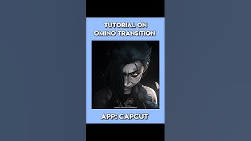 tutorial on omino transition in capcut🔥  | #capcut #edit #capcutedit