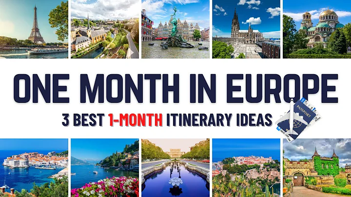 Découvrez l'Europe en un mois: 3 itinéraires inoubliables !