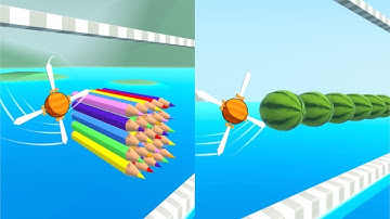 Swing Slice! Very Satisfying And Relaxing ASMR Slicing Game