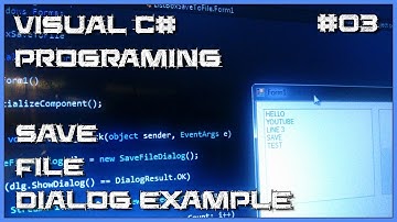 Visual C# 03 - How to save listBox items to text file