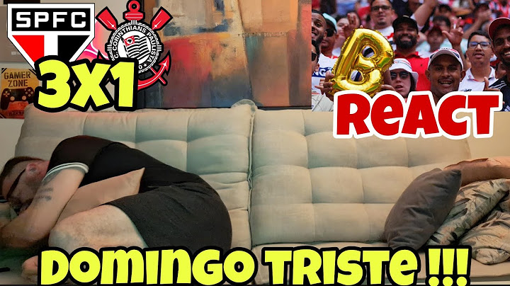 CORINTIANO REAGINDO (REACT) SÃO PAULO 3X1 CORINTHIANS | DOMINGO TRISTE !!!!