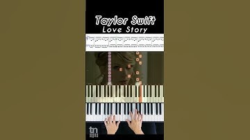 Thumbnail of It's an ongoing LOVE STORY with Taylor Swift #taylorswift #piano