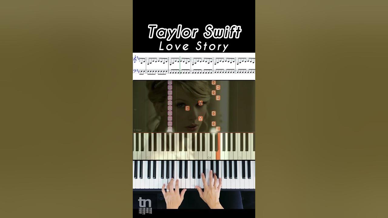 It's an ongoing LOVE STORY with Taylor Swift #taylorswift #piano