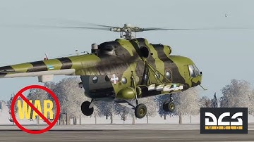 DCS World -  Mi-8  helicopter   -   The shortest aerobatic flight.   # 817