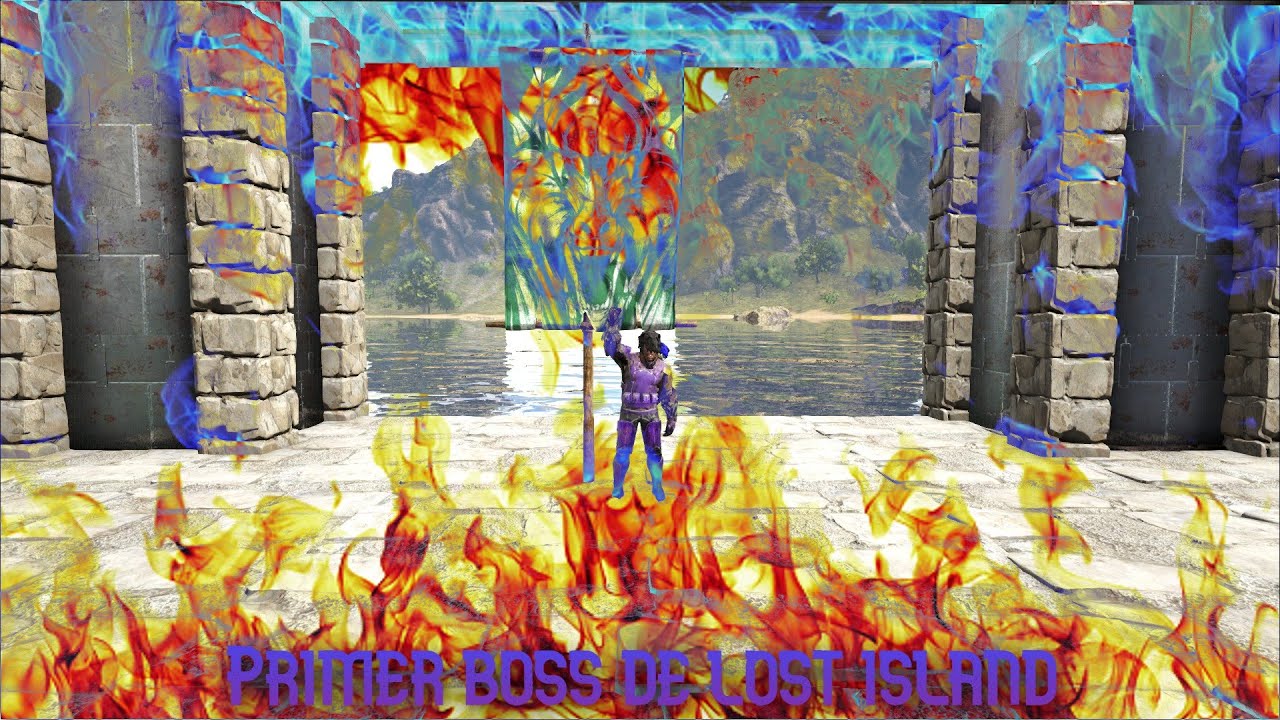 🐒Primer BOSS de LOST ISLAND🐒ARK Survival Evolved✅