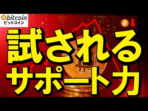 【仮想通貨 ビットコイン】下抜けたら奈落？恐怖の三角持ち合い。引き付けてロングは”吉”と出るか”凶”と出るか！？（朝活配信1903日目 毎日相場をチェックするだけで勝率アップ）