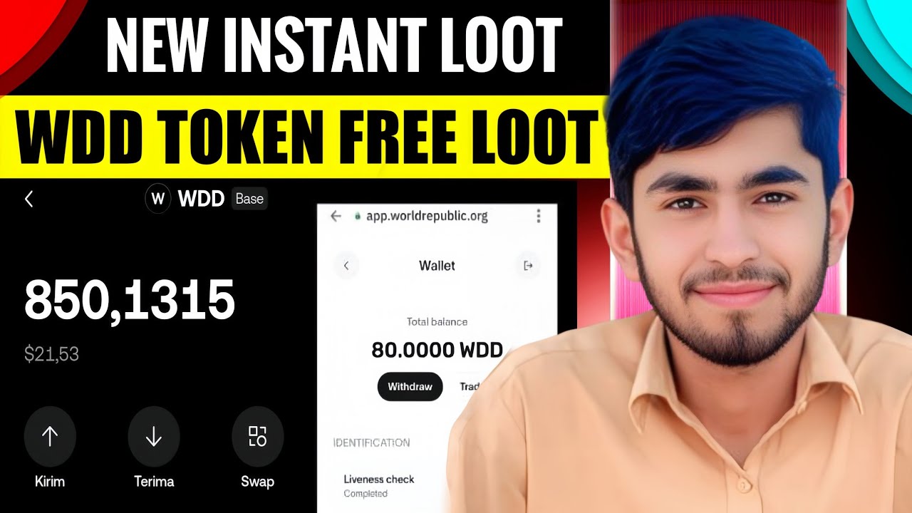 Wdd Airdrop | Wdd Face Verification | Wdd Token Swap