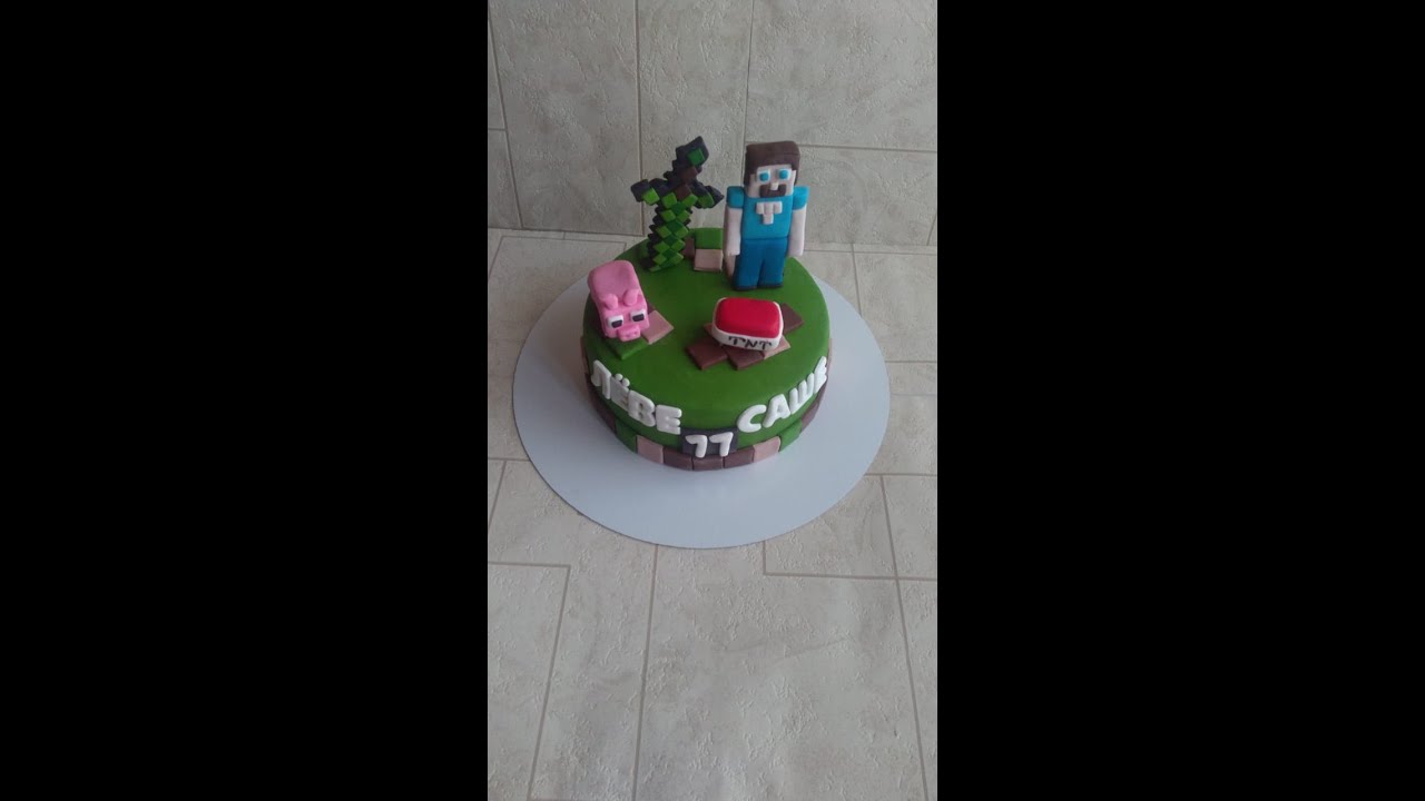 Торт  Майнкрафт 