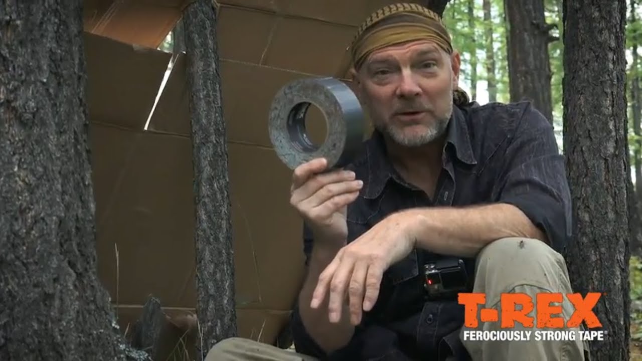 How to Make a Shelter with T-Rex® Tape feat. Les Stroud