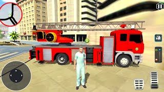 FireFighters Brigade Simulator #6 - Fire engine Driver Game - Android Gameplay screenshot 1