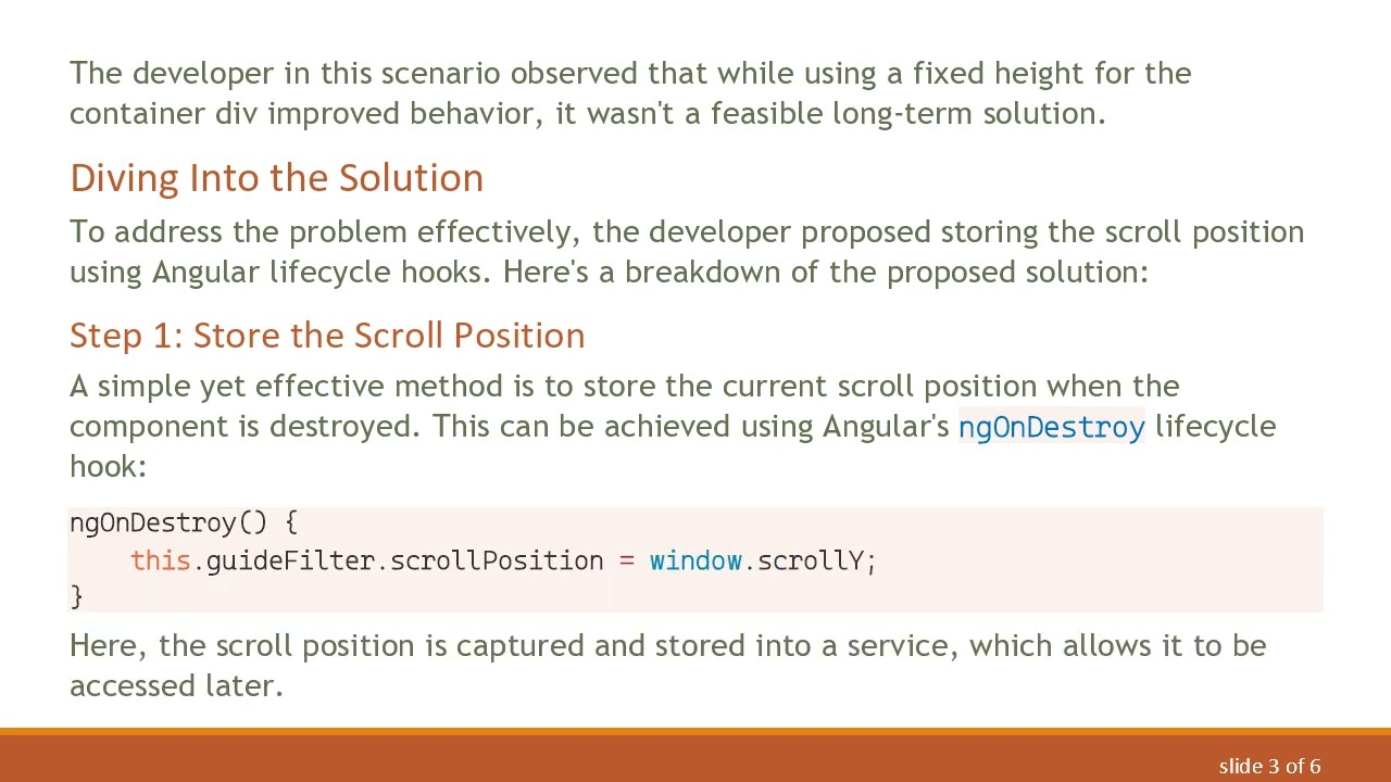 How to Fix Scroll Restoration Issues in Angular 10 When Using the Back Button