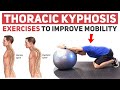 Thoracic spine kyphosis exercises