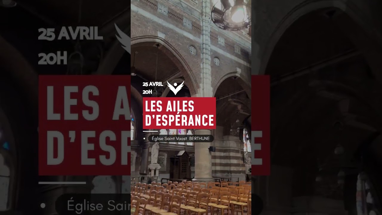 Nous vous attendons demain, jeudi 25 avril à 20h à l’église saint Vaast à Bethune. Venez nombreux!!!