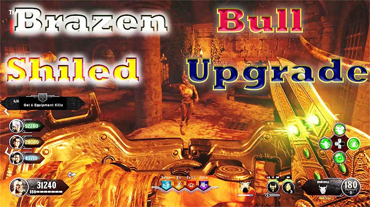Black Ops 4 Zombies: Brazen Bull Shield Upgrade Tutorial (IX Easter Egg The Iron Bull )