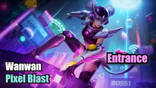Wanwan Pixel Blast Skin Collector Entrance (Upscale 4K) Mobile Legends #MOBILELEGENDS