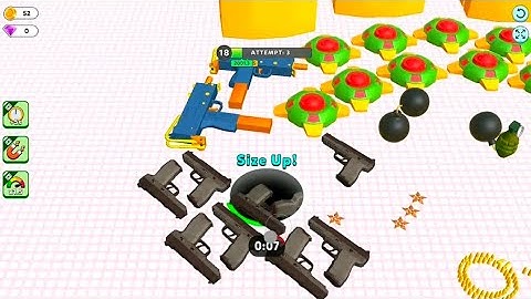 Attack Hole - Black Hole Games - Gameplay Walkthrough Part 1 New mobile games (Android, iOS)