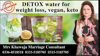 DETOX water for weight loss ,vegan,keto
