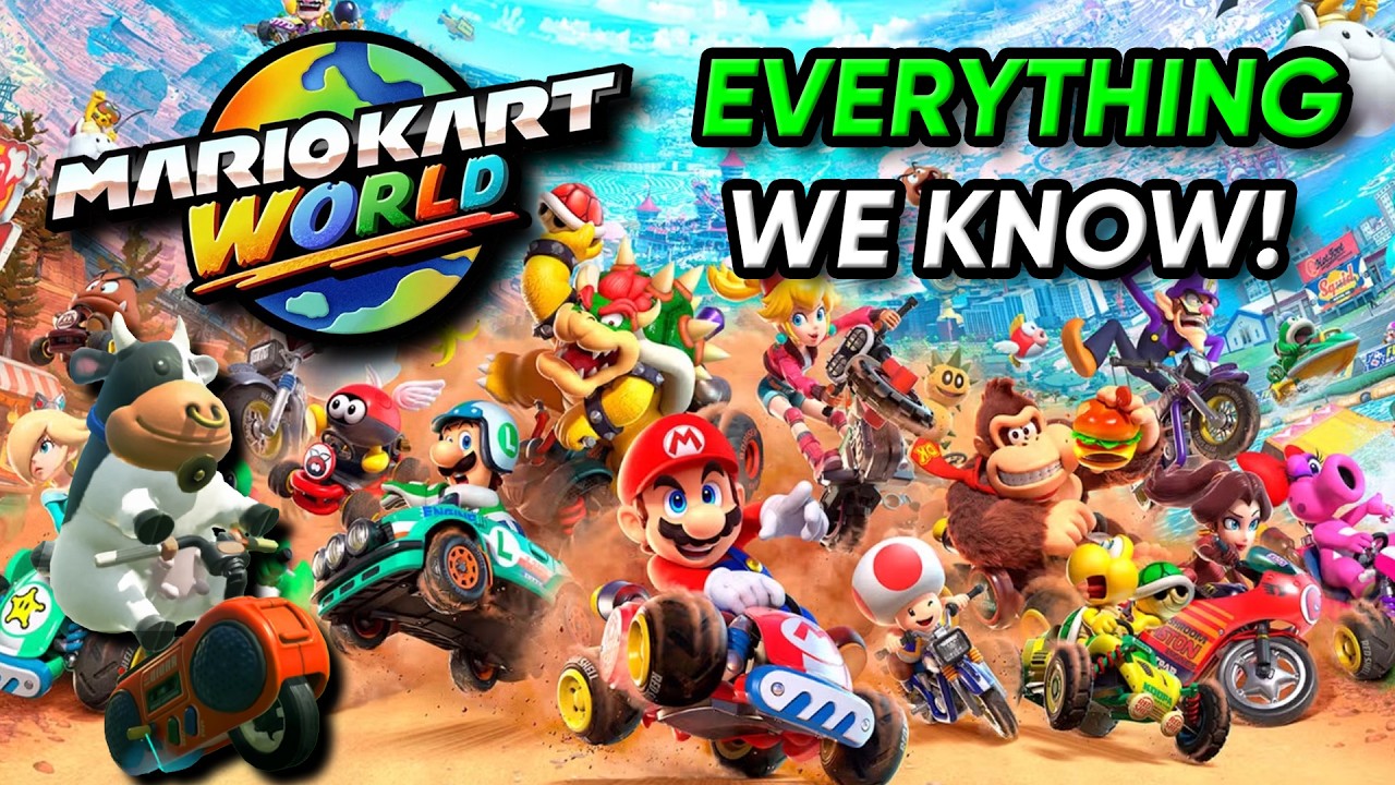 EVERYTHING We Know About MARIO KART WORLD & Nintendo Direct Switch 2 Trailer Reaction!