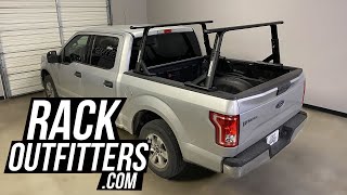 2015+ Ford F-150 with Yakima OverHaul HD Truck Bed Rack