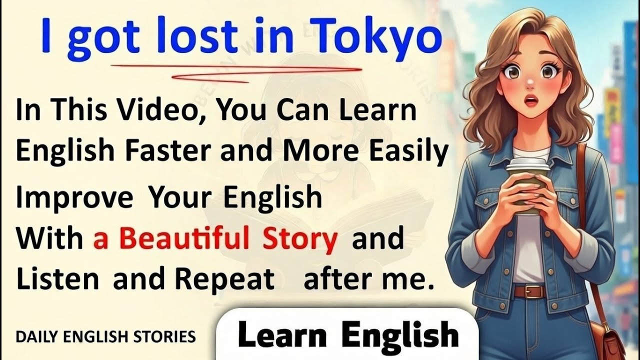 Lost in Japan Alone 🇯🇵 | English Story for Listening & Speaking Practice | DAILY ENGLISH STORIES