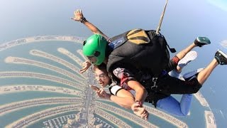 MY FIRST TIME SKYDIVING 2016 #SkydiveDubai