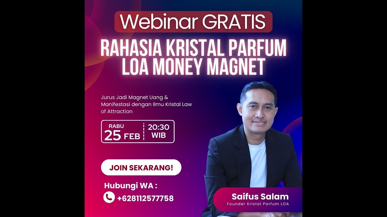 Webinar Kristal LOA Money Magnet 25 Feb 2026