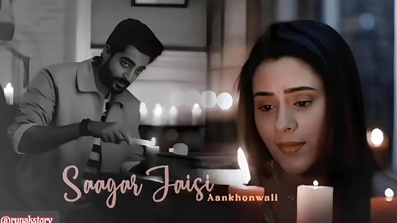 Saagar Jaisi Aankhon wali 💖🥰✨️ | Jhanak & Anirudh Love Story | Runak forever | Jhanak 1 |  #jhanak