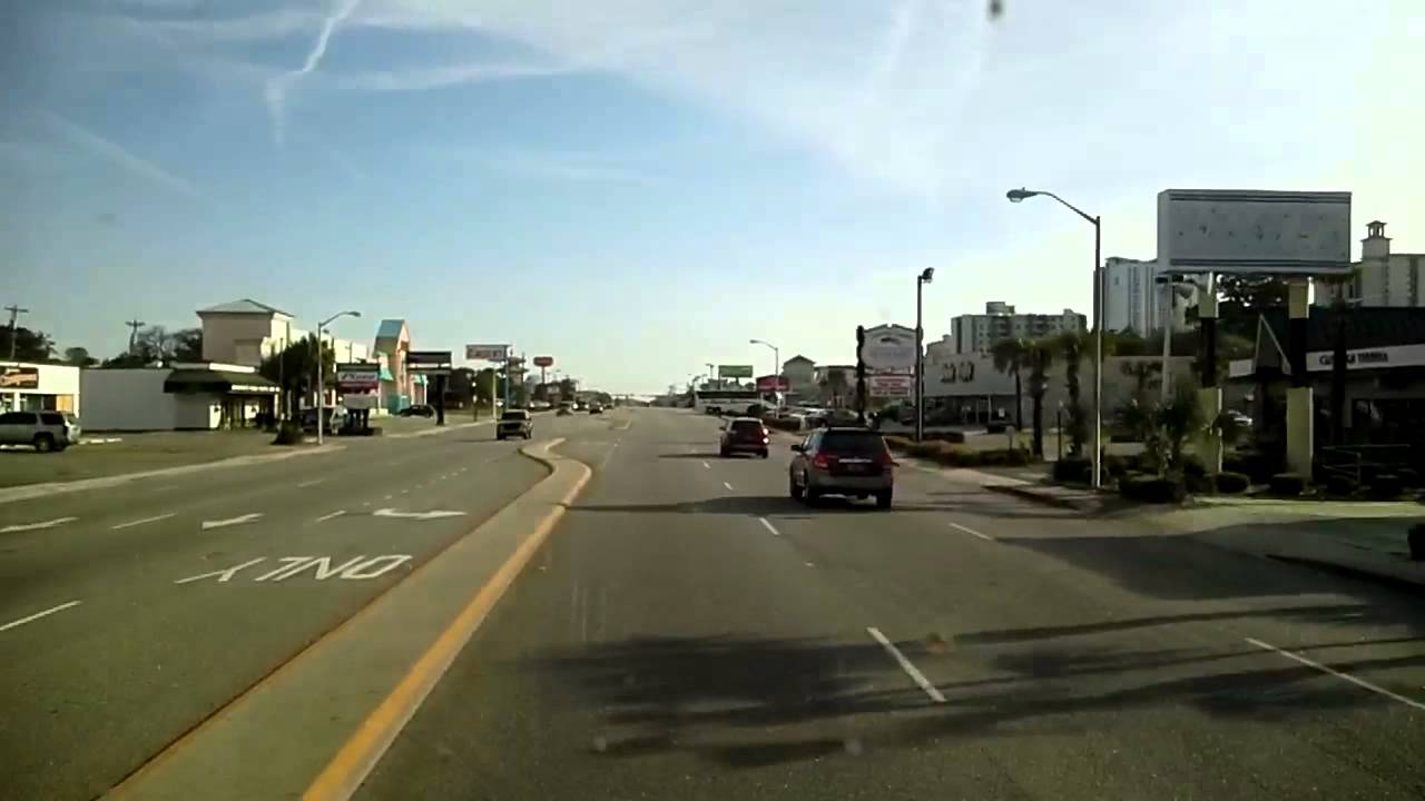 Myrtle Beach main strip YouTube