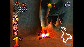 Gameplay PSX Crash Team Racing (CTR) Part 1