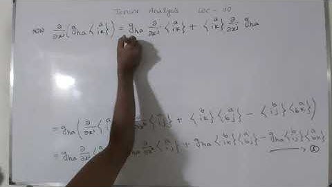 243707:Tensor Analysis ,Lecture#10,Mohammad Shah Alam , Assistant Prof.(Math),Dhaka College,Dhaka.
