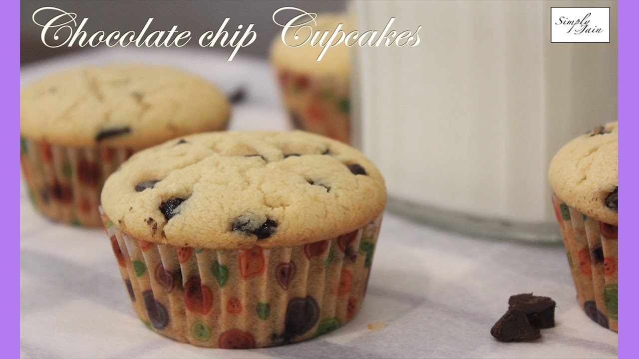 Chocolate Chip Cupcakes | How To Make Chocolate Chip Muffins | Christmas Special | Simply Jain