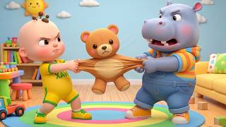 Sharing Song for Kids | Learn to Share with Teddy, Toys, Cookies & Friends | Nursery Rhymes screenshot 1