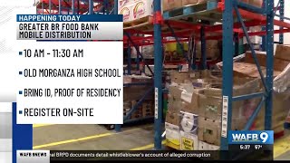 GBRFB giving away free food in Pointe Coupee Parish